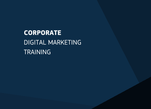 Corporate Digital Marketing Training